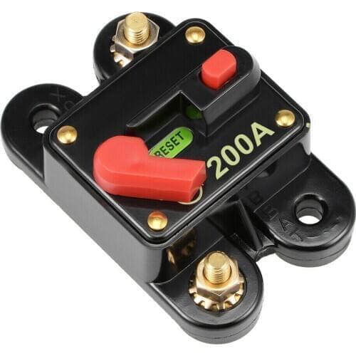Fuse Holder 200A 12-48V Inline Block Circuit Break Car Audio Amplifier Inverter