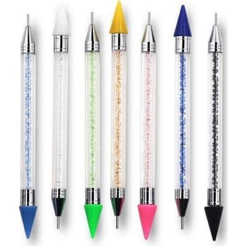 DIY Diamond Painting Pen Tool Accessories Nail Pen Rhinestones Pictures Double Head Diamond Embroidery Point Drill Pen Gift