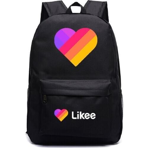 New likee printed student backpack for girls fashion backpack outdoor casual convenient small school bag girls backpack