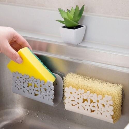 Dish Cloths Rack Suction Sponge Holder Clip Rag Storage Rack