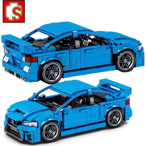 SEMBO High-tech Pull Back Racing Vehicle Model Building Blocks Bricks 812pcs City Speed Car Birthday Children Toy Kids Gifts
