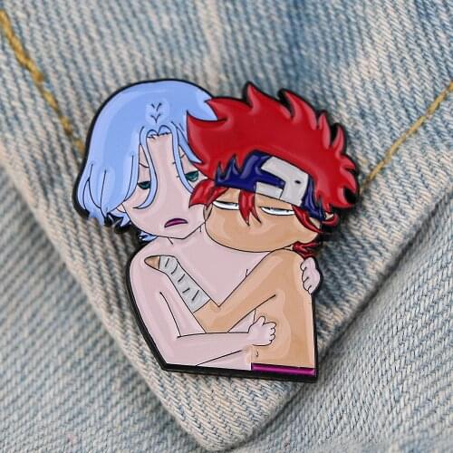 LT942 Anime SK∞ SK8 the Infinity Funny Enamel Pins and Brooches Cute Fashion Lapel Pin for Clothes Backpack Bags Badge Gifts