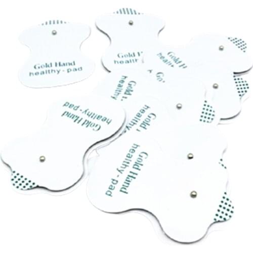 10pcs Extra Tens Snap Electrode Pads Self Adhesive Patches for Body Electro Therapy Massager Pulse Stimulator Relieve Pain