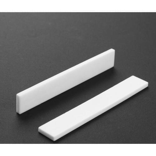 2pcs/pack Guitar Bridge Saddle Blank Buffalo Bone Guitar String Bridge Blanks Replacement Parts for Classical Acoustic Guitar