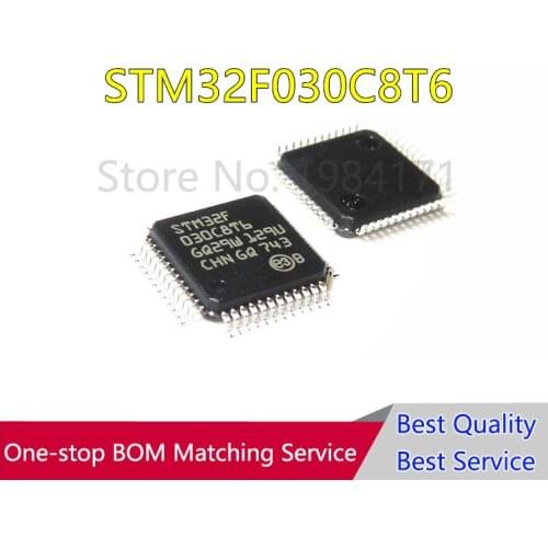 20Pcs STM32F030C8T6 32F030C8 LQFP48 new