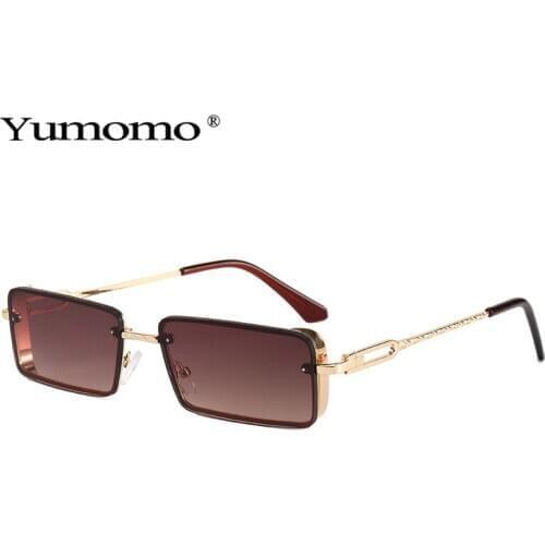 2020 Small Square Sunglasses Women Vintage Gradient Eyewear Fashion Men Rectangle Sun Glasses Shades UV400