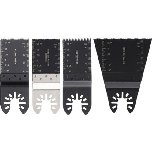 8Pcs High Carbon Steel Universal Oscillating Saw Blades Wood Plastic Metal Cutting Blade