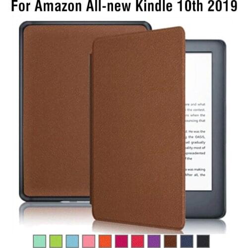 Folio PU Leather Case for Amazon All-new Kindle 2019 Magnet Cover For Kindle 10th Generation 6-inch E-book Case Auto sleep wake
