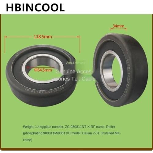 For forklift accessories Original professional forklift bearings Mast bearing rollers RF/980811NT for Dalian forklift 2-3T