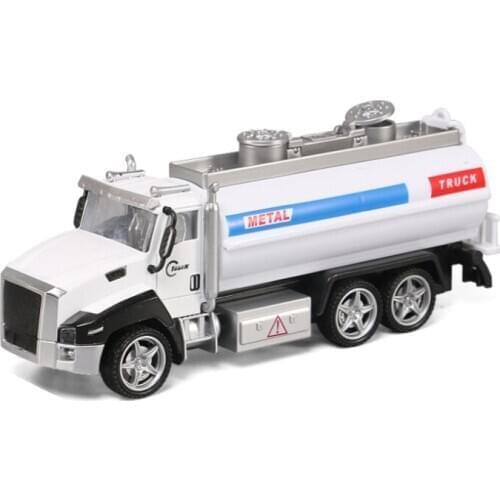 Simulation Road Sprinkler Pull Back Car Engineering Truck Toy For Children Gifts