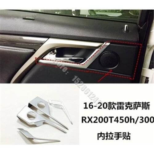For Lexus RX300/RX450h 2016-2020 Car styling ABS Instrument desk wind reading lamp mouth water cup frame glass lift switch