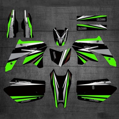 For Kawasaki 450 KLX Stickers Decals Graphics Kits For Kawasaki KLX450 KLX 450 2008 2009 2010 2011 2012 2013 2014-2016 2017 2018