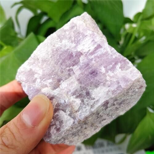 Natural Raw Purple Spodumene Rough Kunzite Quartz Crystal Stones Specimen