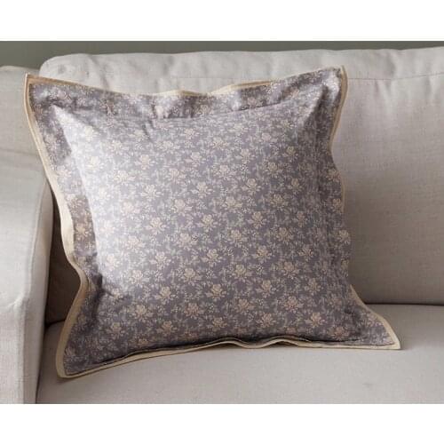 DUNXDECO Cushion Cover Decorative Pillow Case Simple Classical European Flora Sofa Chair Bedding Coussion Room Deco