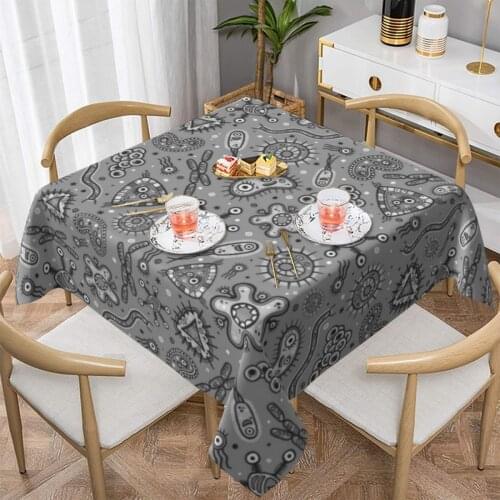 Cartoon Tablecloth Retro Custom Table Cover Dining Wholesale Protection Polyester Table Cloth