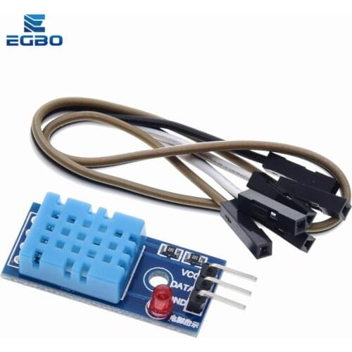 EGBO 1PCS Smart Electronics DHT11 Temperature and Relative Humidity Sensor Module for arduino Diy Kit with led