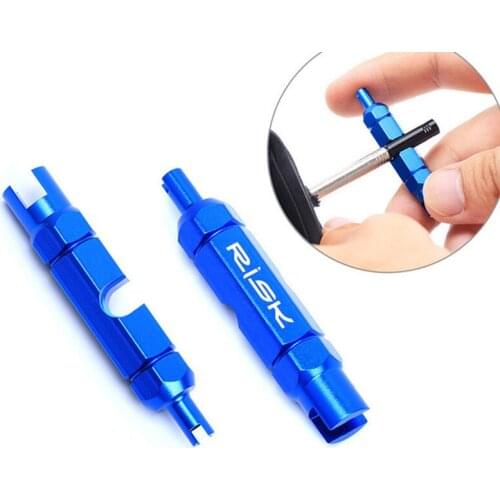 Bicycle American valve core tool tire tube tire nozzle extension rod disassembly wrench tool multi function air nozzle tool
