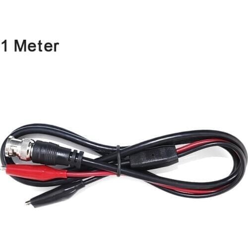 1Meter 1.5 Meter 0.5Meter BNC Q9 Male to Dual Alligator Clip Oscilloscope Test Probe Connector Cable