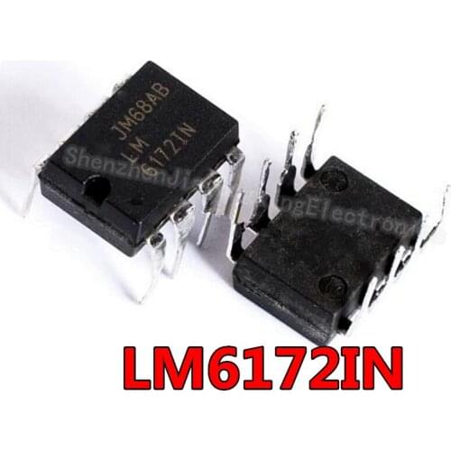 1pcs/lot LM6172IN LM6172 DIP-8 In Stock