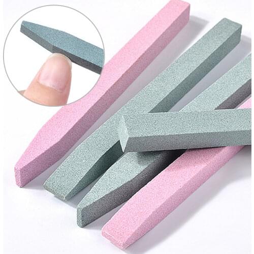 1pcs UV Gel Nail File Buffer Quartz Sandpaper Sanding Block Pink Green DIY Nail Art Files Pedicure Manicure Polishing Tools