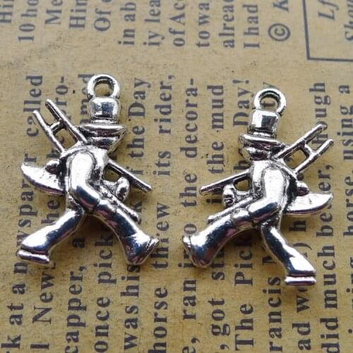 10Pcs 15*20mm Antique Silver Plated Alloy Electrician Charms Fashion Bracelet Pendant Accessories Charms For Diy Jewelry Making