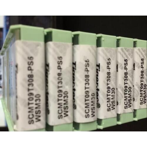 10PCS CARBIDE INSERT SCMT09T308-PS5 WSM30