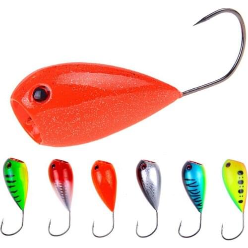 2022 6Pcs Popper Fishing Lure Crankbaits 8cm13g Artificial Baits Croatian EGG Floating Hard Bait with Single Hook Big Mouth Wave