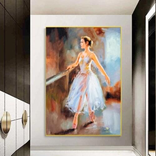 New 5D DIY Diamond Painting Dancing-Girl Full Square Round Drill Mosaic Diamond Embroidery Cross Stitch Home decor gift P532