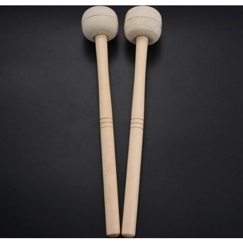 Drumsticks, Wool Felt Drum Sticks, Non-Slip Bass Drum Sticks, Indispensable Musical Instrument Accessories (2 Pieces)