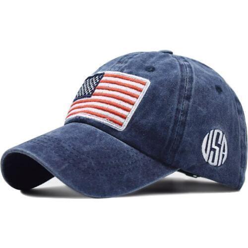 Fashion USA Flag Camouflage Baseball Cap For Men Women Snapback Hat Army American Flag Bone Trucker Support wholesale 9