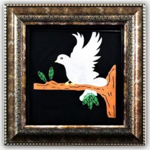 Delux Dove Picture To Real Dove Magic Tricks Appearing Dove Frame Professional Magician Stage Illusion Gimmick Props Accessories