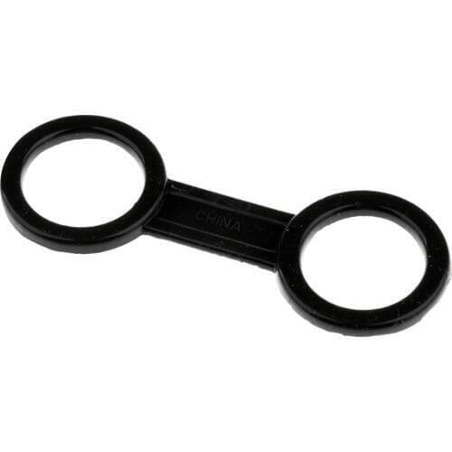 Snorkel Holder Keeper, Double Ring Scuba Diving Mask Strap Holder Clip, Attach Your Snorkel to Your Mask Comfortably