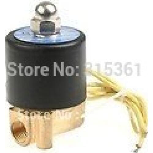 Free Shipping 5PCS 12V DC 1/8" Electric Solenoid Valve Water Air N/C Gas Water Air 2W025-06 VITON Seal