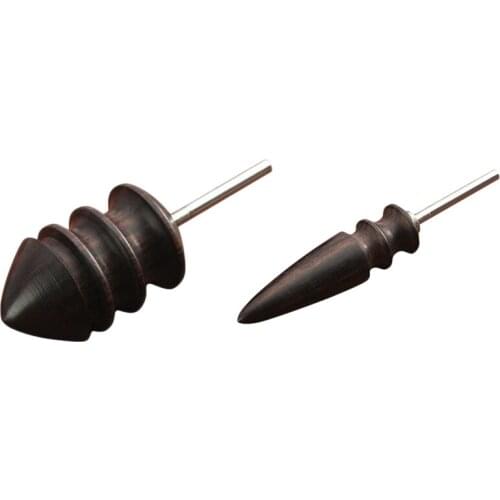 Leather Burnisher Bits Rotary Tool Pointed Tip Made of Solid Tropical Sandalwood Create Smooth Clean Edges