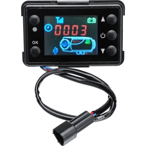 12V/24V 3/5Kw Lcd Monitor Parking Heater Switch Car Heating Device Controller Universal For Car Track Air Heater