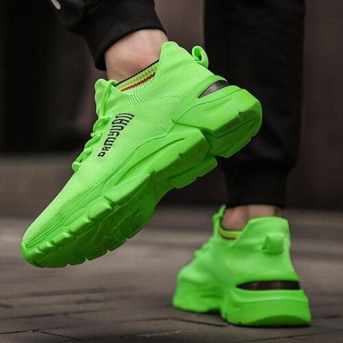 Fires Sneakers For Men Light Lace-up Rubber Shoes Man Spring Flats Shoes Zapatos Mujer Casual Shoes For Men Solf Big Size 45