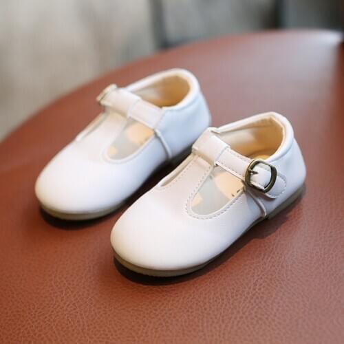 2018 New Children Solid Loafer, Boys and Girls PU Leather Flat shoes, kids 18M to 5Y, Black, Orange, Army Green , size 21-30