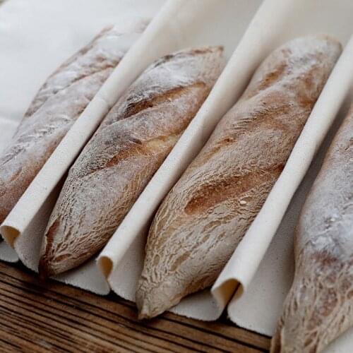 Multi-Purpose Baking Pastry Tools Bread Dough Yeast Cloth Undyed Unbleached French Baguette Fermentation Mat Kitchen Household