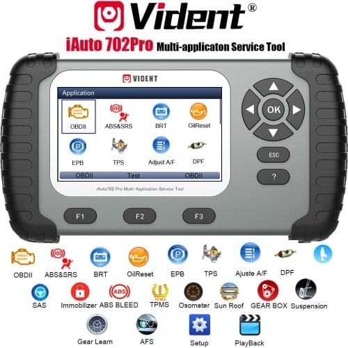 VIDENT IAuto 702 Pro Multi-applicaton Service Tool
