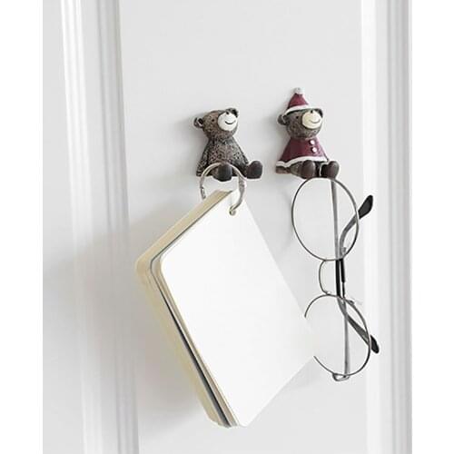 Wall Mounted Cartoon Data Line Cartoon Storage Hook Hanger Hook Cooker Utensil Storage Rack Shelf Bathroom Organizer Tools