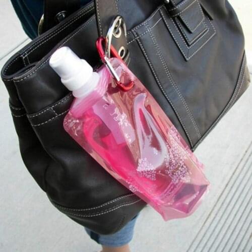 New 0.5L Portable Ultralight Foldable Water Bag Soft Flask Bottle Outdoor Sport Hiking Camping Water Bag water bladder