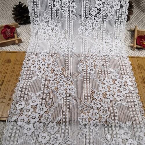 RR3538 24cm luxury raschel nylon elastic knit lace for lingerie lace fabric