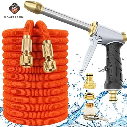 Gardening Watering Hose For Garden High-quality Flexible Expandable Hose 17FT-150FT Frost Resistant Hose Exible Garden Hose 2021