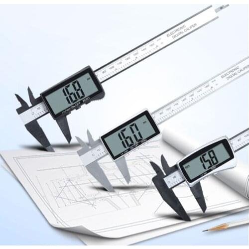 Electronic Digital Display Vernier Caliper Inch/Metric Conversion 6Inch 0-150mm full-screen caliper measurement tool