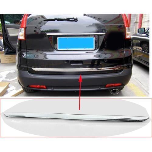 Interior For honda CRV CR-V 2012 - 2015 2016 Stainless Steel Rear Door Bottom Trunk Lid Tailgate Cover Trim 1 pcs