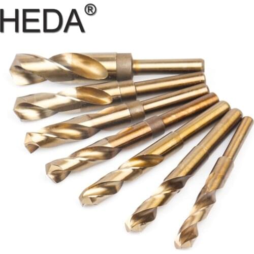 1PC 12mm-25mm High Speed Steel Twist Drill Bits 150mm 1/2" Inch Dia Reduced Shank Metalworking Tools For Iron Stainless Steel