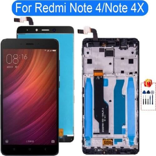 For Xiaomi Redmi Note 4 LCD Display Touch Screen Replacement Parts For Redmi Note 4X Digitizer Assembly Version Snapdragon 625