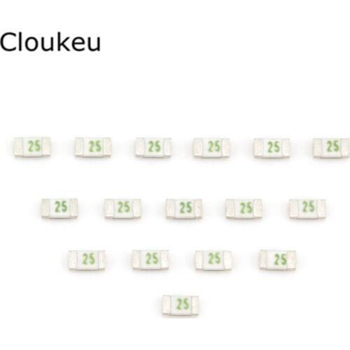 10Pcs JFC1206-2250FS Fast blow fuse SMD Disposable fuse 25A 24V