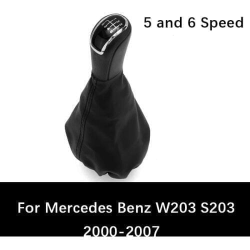 5 Speed 6 Speed Car Shift Knob For Mercedes Benz W203 S203 Manual Lever Handball Stick Gear Shift Knob Head Auto Car assessories