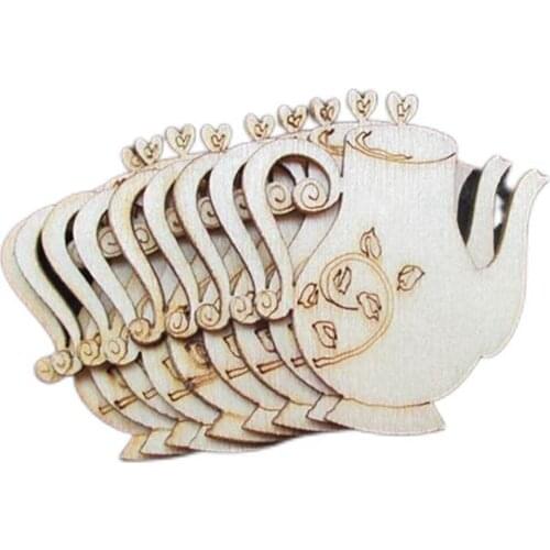 50pcs/bag wholesale high quality New design teapot die cutting wood Angle DIY scrapbook 37mm*40mm 1137